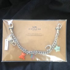 Coach chain charm