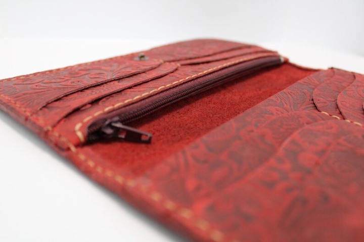 Hand Stitched Wallet Personalized