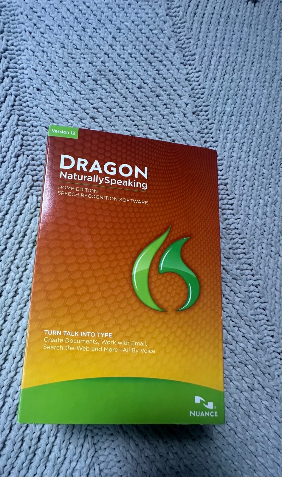 Nuance Dragon NaturallySpeaking 12.0 Home K409A-G00-12.0