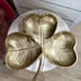 Gold shamrock tray !