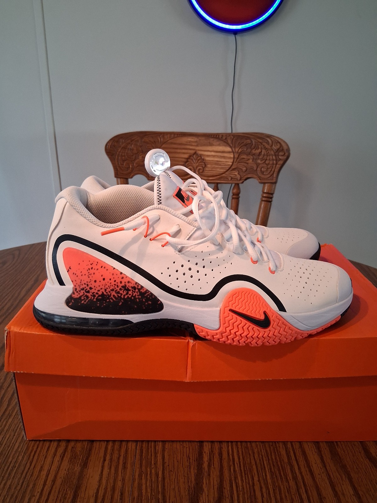 Nike Court Tech Challenge 20 Hot Lava Size 12