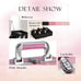 Makeup Train Case for Girls Nail Polish Organized Cosmetic Box