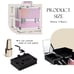Makeup Train Case for Girls Nail Polish Organized Cosmetic Box