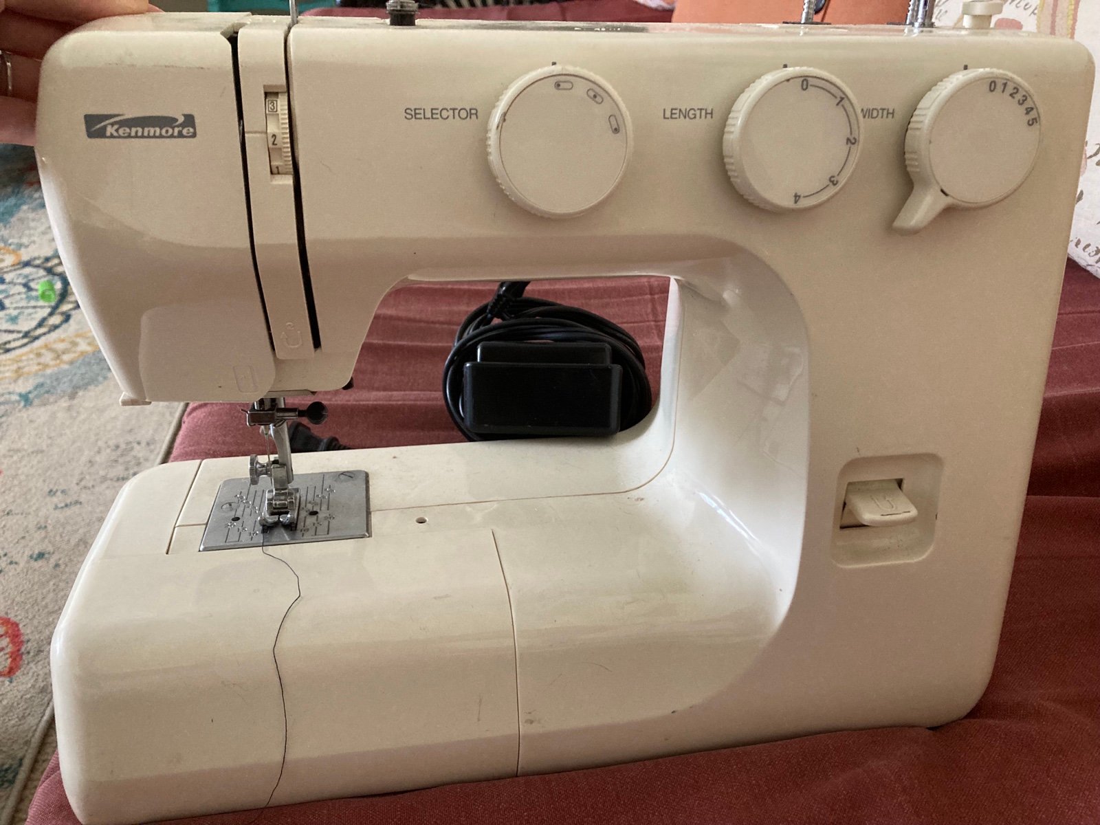Vintage Kenmore Sewing Machine- Works!