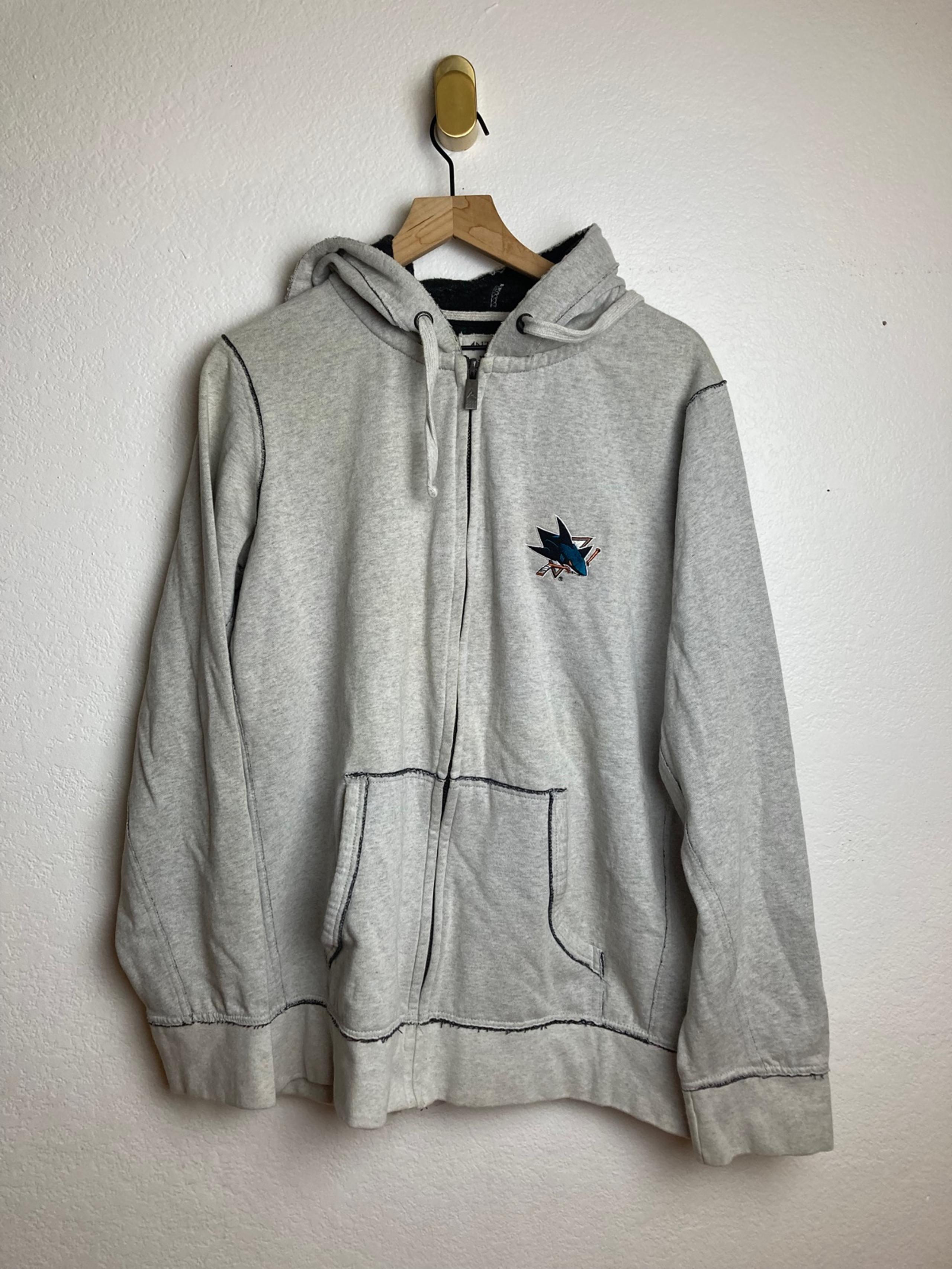 San Jose Sharks Hockey Full zip sweater mens extra large - Antigua