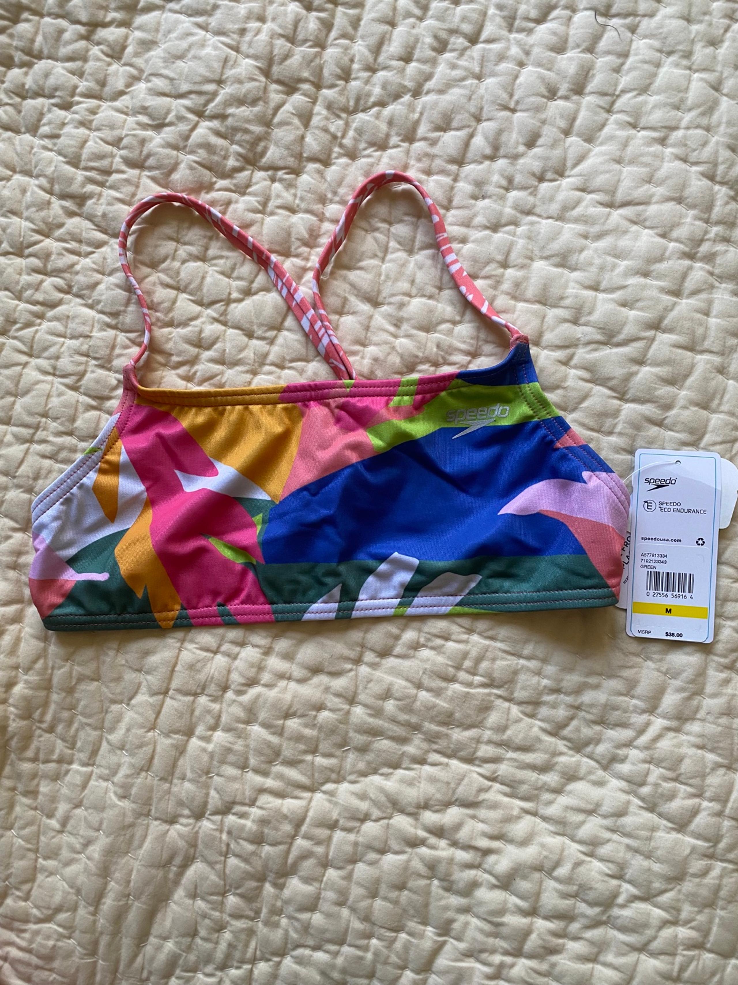 Speedo tropical bikini top