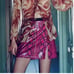 L Urban Renewal Remnants Y2K Snake Boho Hipster Street Hippie Snakeskin Skirt