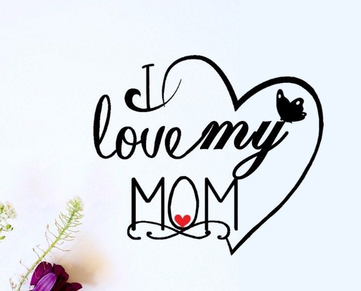 SC Metal Art ,I Love Mom, Gift For Mom