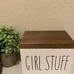 DRASTAR Tampon Holder for Bathroom, Feminine Product Organizer, Pad Organize Cas
