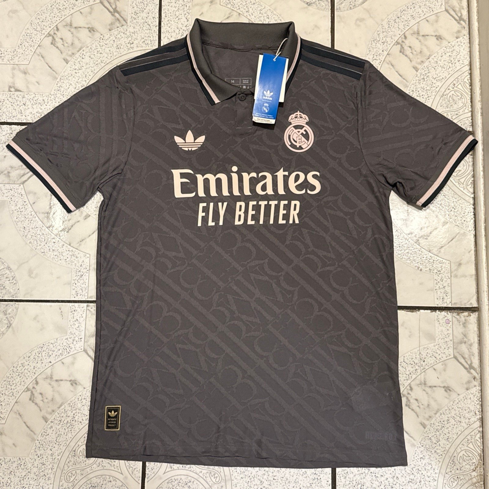 New Adidas Real Madrid 24/25 Authentic Third Jersey Men’s Size Medium IY1761