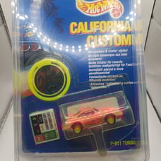 Hot Wheels Cal Custom Porsche P-911 Turbo on SUPER RARE INTERNATIONAL CARD