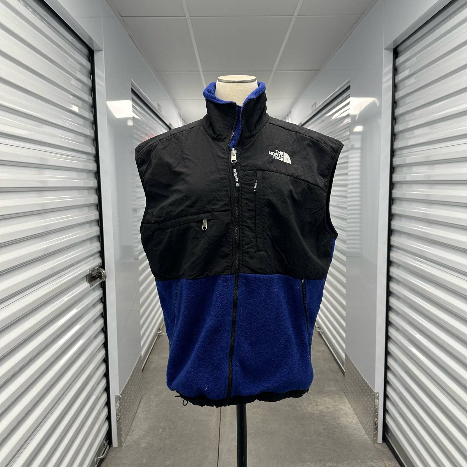 Supreme Stripe Zip Up Fleece Jacket Navy Fleece jacket