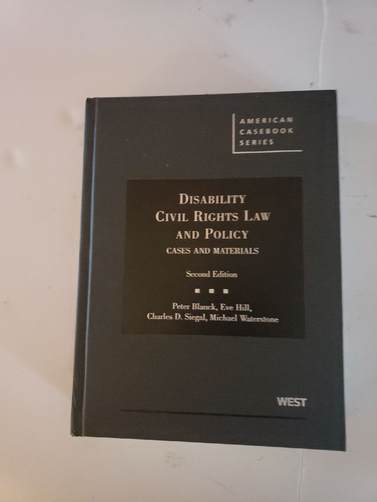 Disability Civil Rights Law And Policy