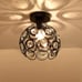 Black Mini Chandelier Light Fixture, Crystal Ceiling Light