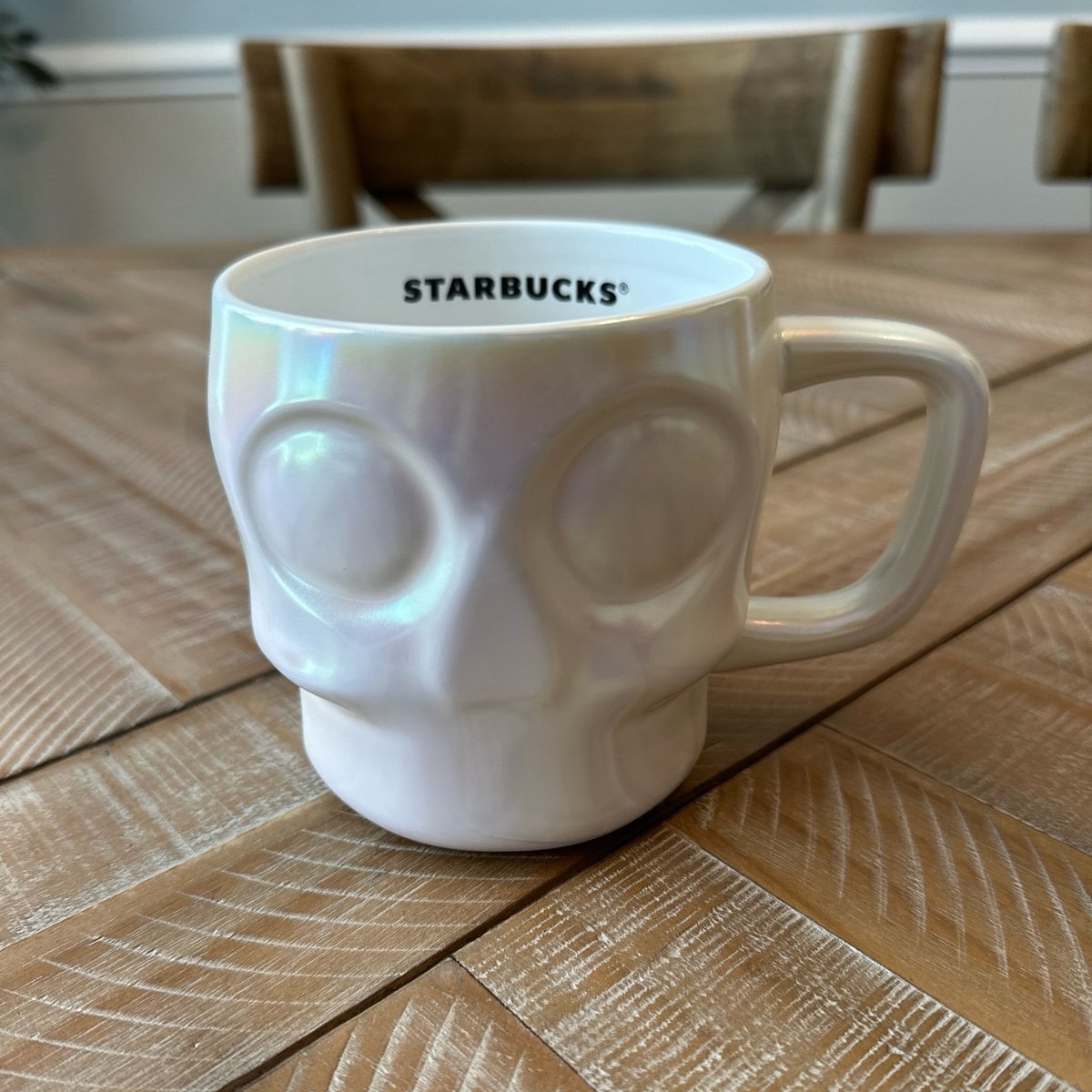 Starbucks Iridescent Skull Mug