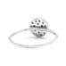 14k White Gold 0.15Ct Natural Round Diamond Cluster Lady's Ring Band