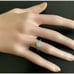 14k White Gold 0.15Ct Natural Round Diamond Cluster Lady's Ring Band