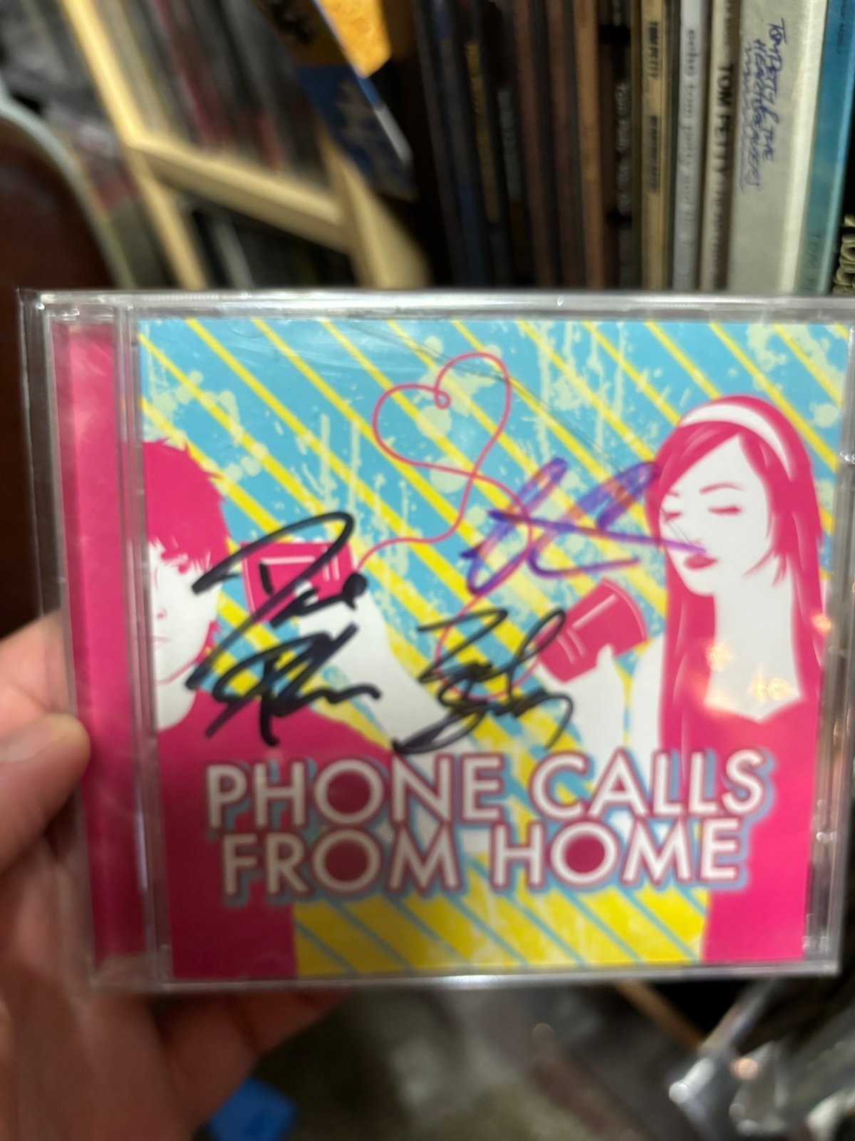 Phone Calls From Home - Self Titled CD AUTOGRAPHED (Rare Scene MySpace Pop Punk)