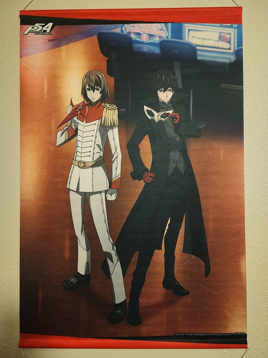 Persona 5 The Animation B2 Tapestry Joker & Crow / Ren & Akechi