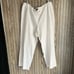 Eileen Fisher Plus Size White Straight Leg Stretchy Casual Pants Bottoms Slacks