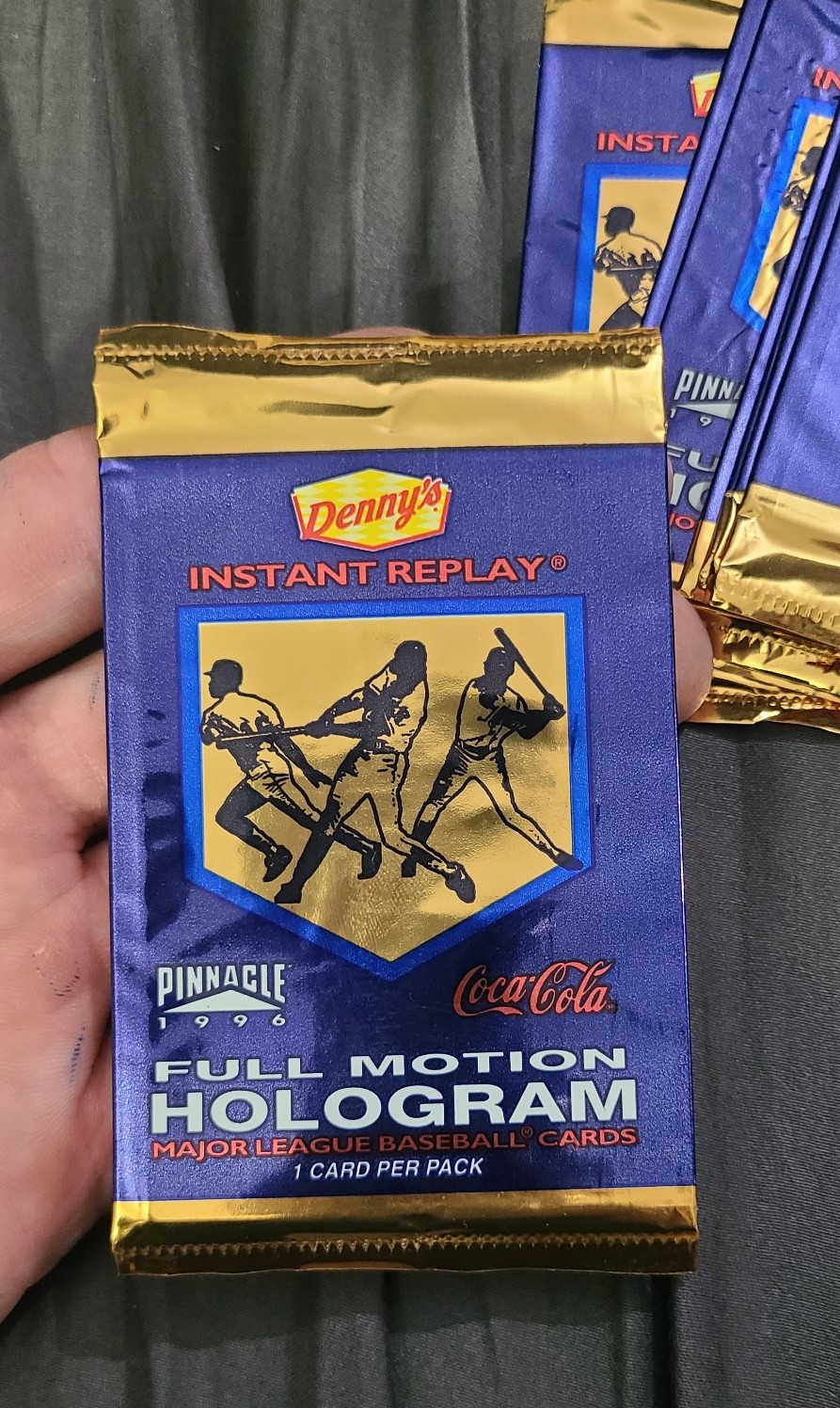 20 packs dennys sealed foil packs 1996 baseball