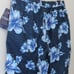 NWT CHAPS Men's Swim Shorts Surf Trunks Navy Blue Hawaiian Boardshorts XL 50
