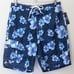 NWT CHAPS Men's Swim Shorts Surf Trunks Navy Blue Hawaiian Boardshorts XL 50