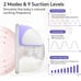 Wearable Breast Pump, S18 Electric Hands Free Wireless Breastfeeding Pump with 2
