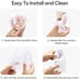 Wearable Breast Pump, S18 Electric Hands Free Wireless Breastfeeding Pump with 2