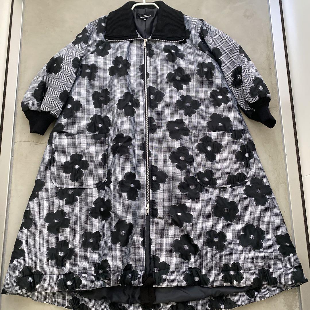tricot COMME des GARÇONS Floral Long Coat Size M