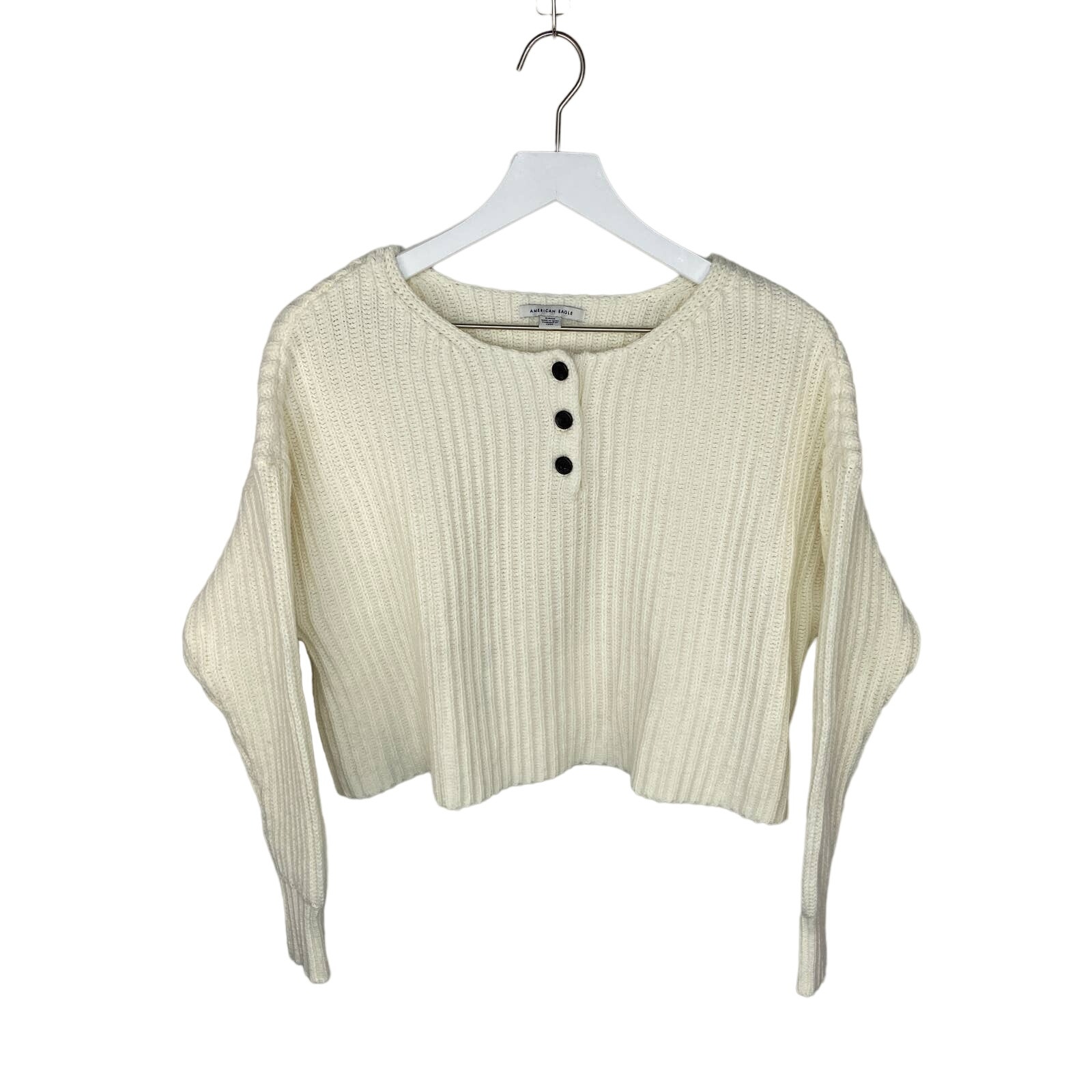 American eagle henley sweater sale
