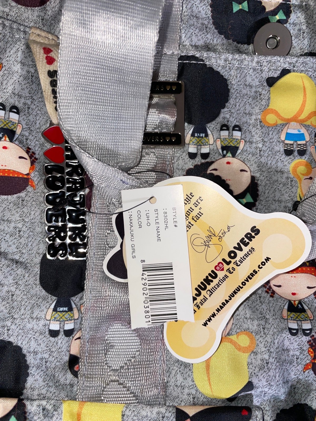 Vintage Harajuku Lovers “Nakajuku Girls” outlet Tote Bag NEW