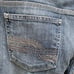 7FAM Flynt Boot Cut Mid-Rise Jeans - 30, rhinestone pockets