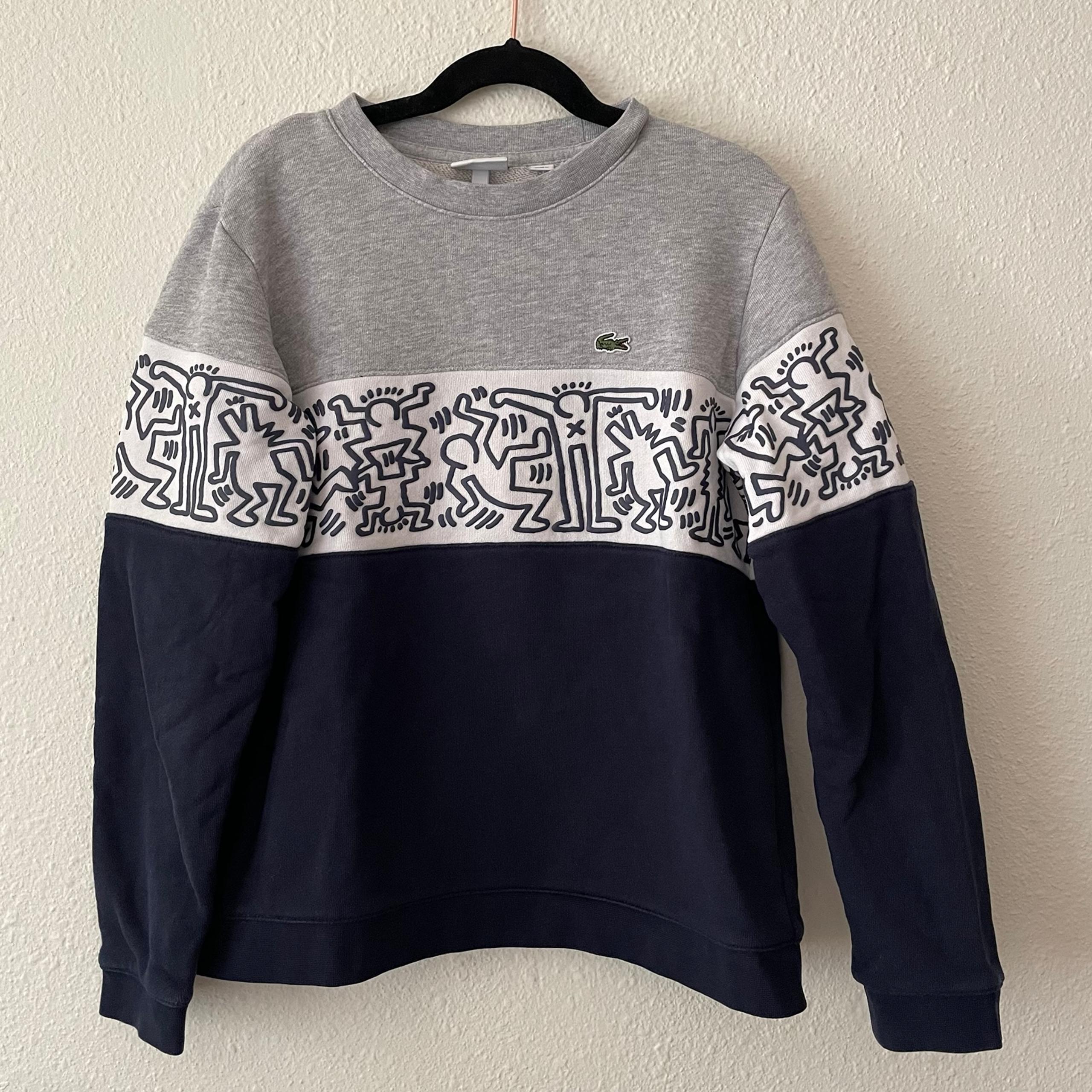Lacoste x Keith Haring boy’s pullover sweatshirt, size 12