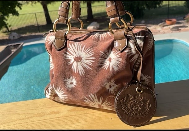 Vintage Y2K Juicy Couture Brown Floral