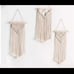 3x Small Boho Macrame Wall Hangings c721 NEW!
