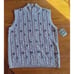 Woolrich Birch Sweater Vest Full Zip Women size Medium Knit Ramie Cotton Tan NEW