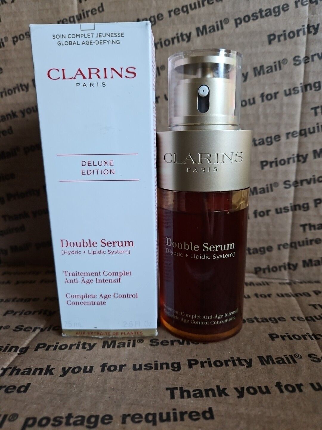 Clarins Double Serum Complete Age Control Concentrate Deluxe Edition 2.5 oz