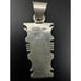 Vtg SF (Steve Francisco) Navajo Sterling SIlver Pendant with Spiny Oyster Inlay