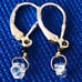 Herkimer diamond sterling earrings