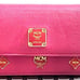 MCM Small Pink Wallet ID Cardholder Pink Leather Bifold Wallet MCM Charm Gift