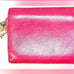 MCM Small Pink Wallet ID Cardholder Pink Leather Bifold Wallet MCM Charm Gift