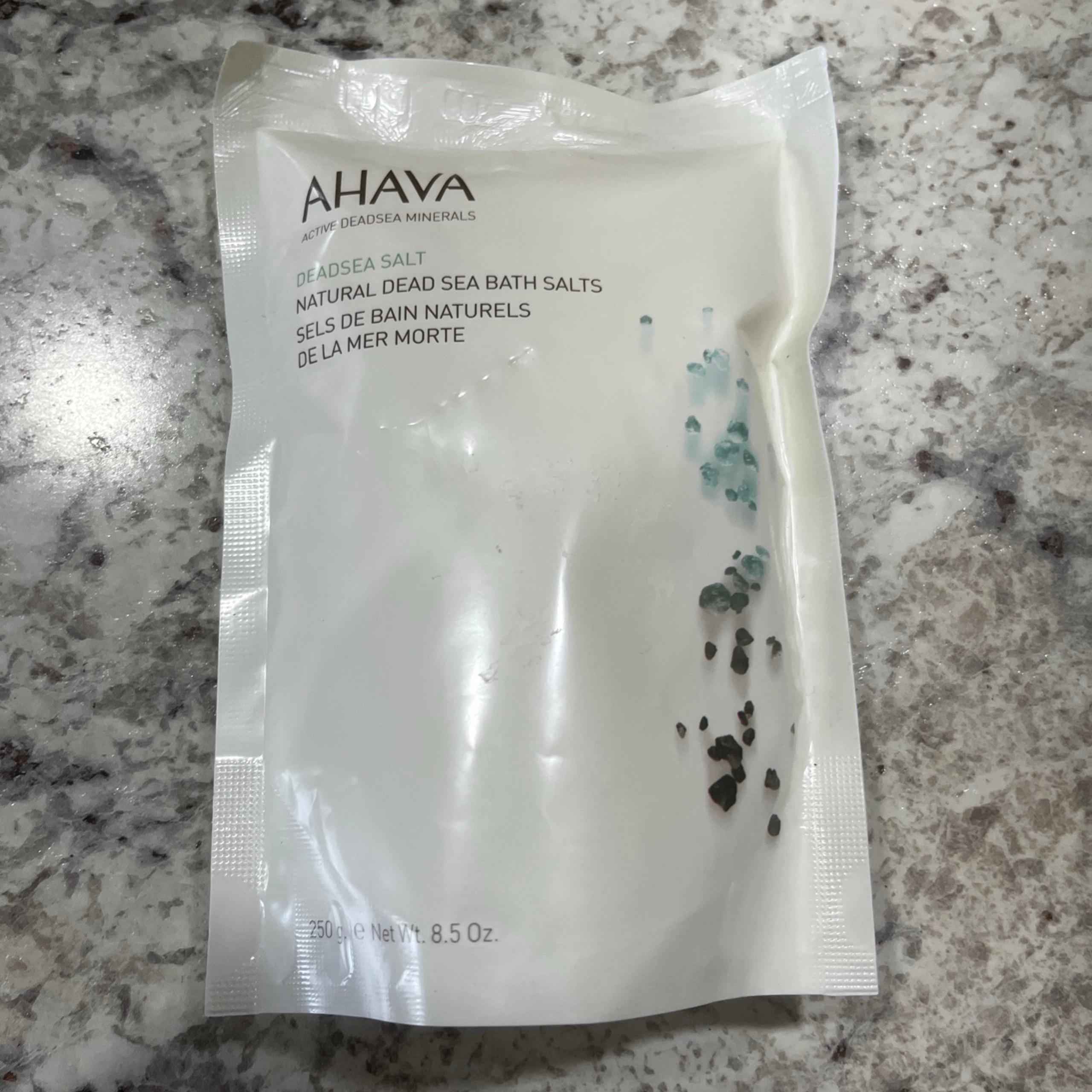 AHAVA Deadsea Salt Natural Dead Sea Bath Salts HEAL CLEANSE Body 8.5oz New
