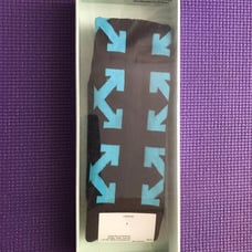 Off white mid arrow socks - blue