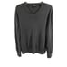 Banana Republic Sweater Mens L Gray Silk Cashmere Luxury V-Neck Long Sleeve NWOT