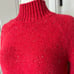 J. Jill Women’s Medium Mock Neck Sweater Pullover Cotton Wool Knit Front Pockets