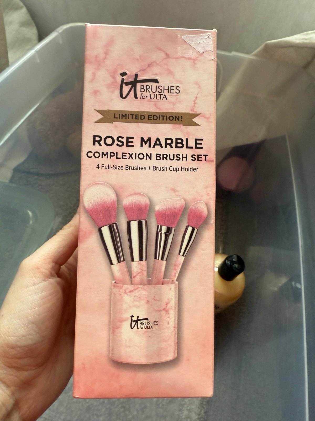 IT ROSE MARBLE COMPLEXION BRUSH SET