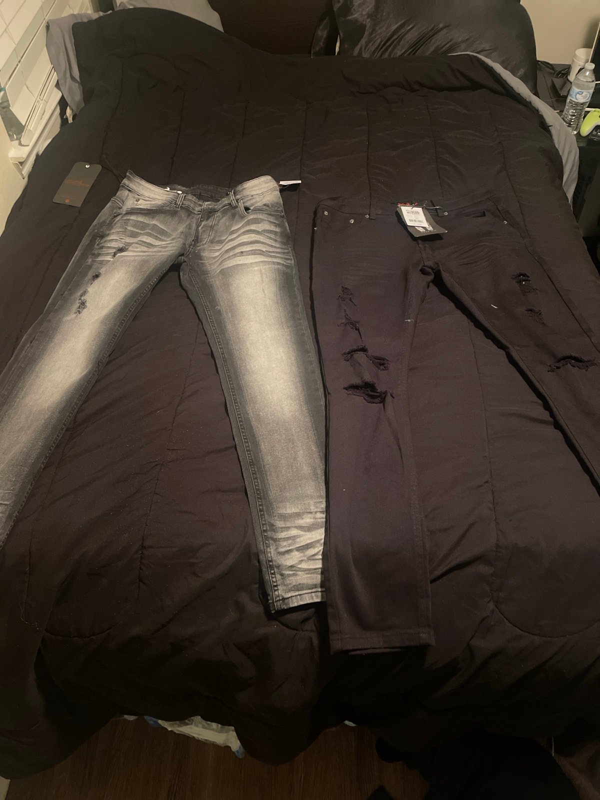 Mens Black jeans 34x32