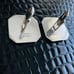 SIAM MEKKALA NIELLO STERLING CUFFLINKS