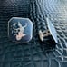 SIAM MEKKALA NIELLO STERLING CUFFLINKS